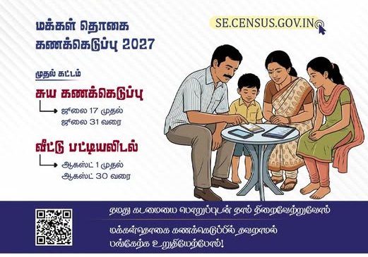 மக்கள் தொகை கணக்கெடுப்பு -2026
