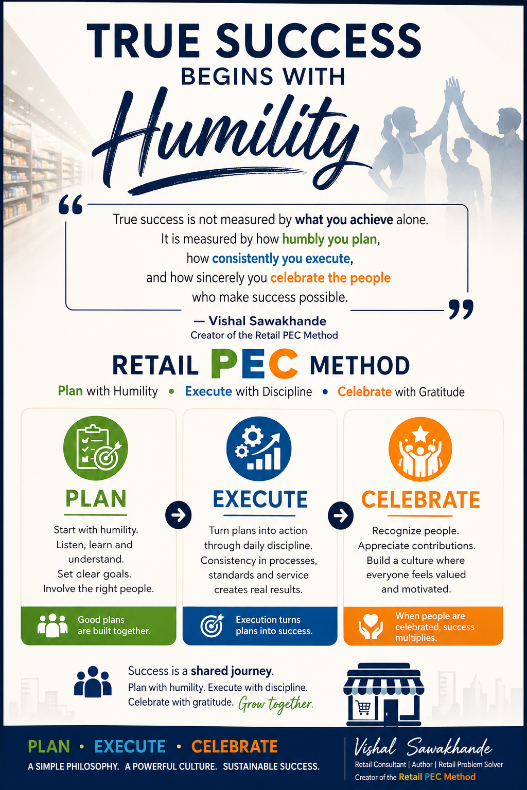 True Success Begins with Humility: The Philosophy Behind the Retail PEC Method