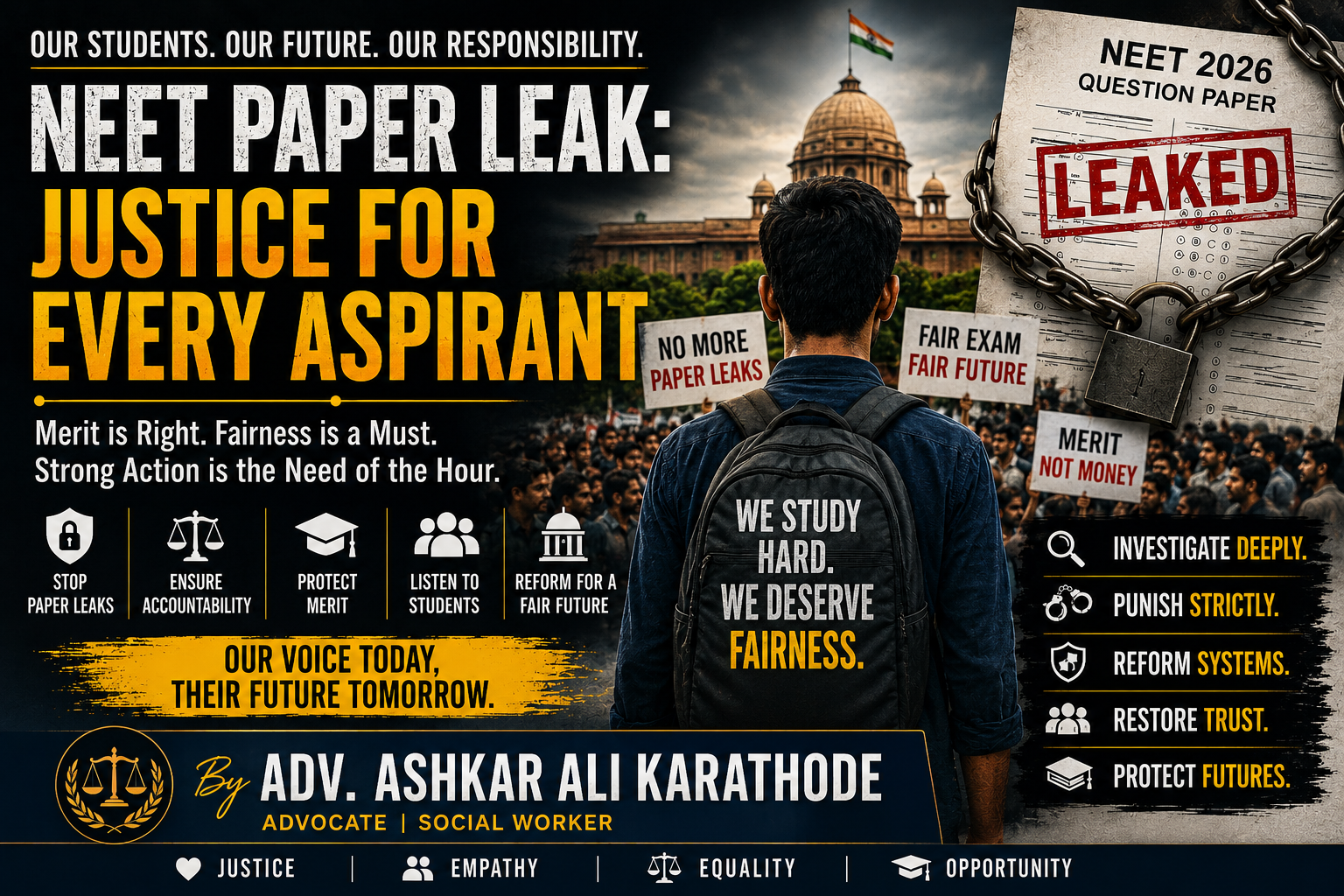NEET Paper Leak: A Betrayal of India's Students and a Call for Decisive Action