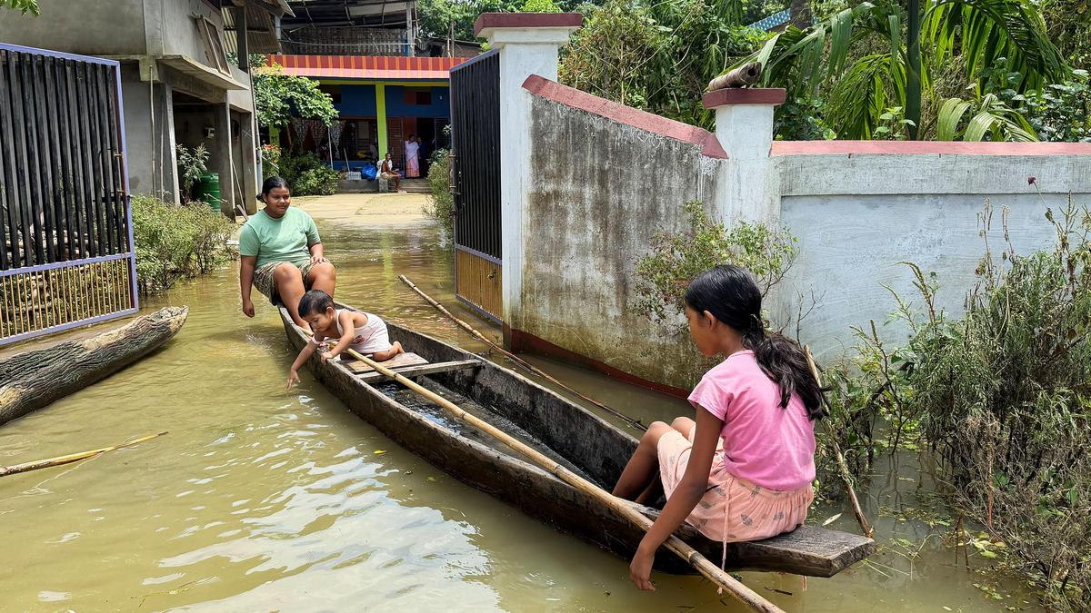Heroic Villagers Rescue Over 1,000 People as Flash Floods Ravage Assam's Sivasagar