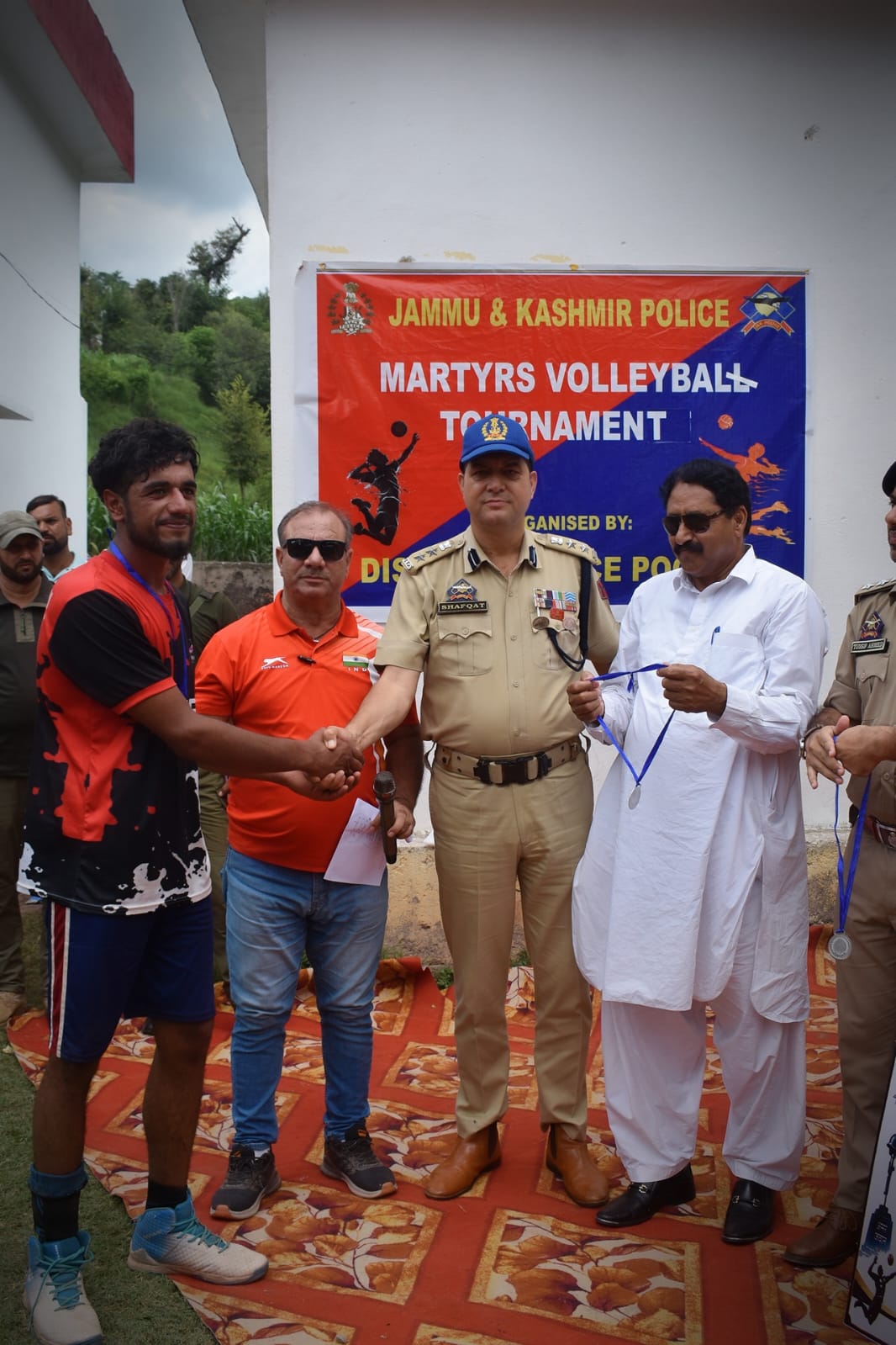 Police Martyrs Memorial Volleyball Tournament Concludes at Uchhad, Mankote