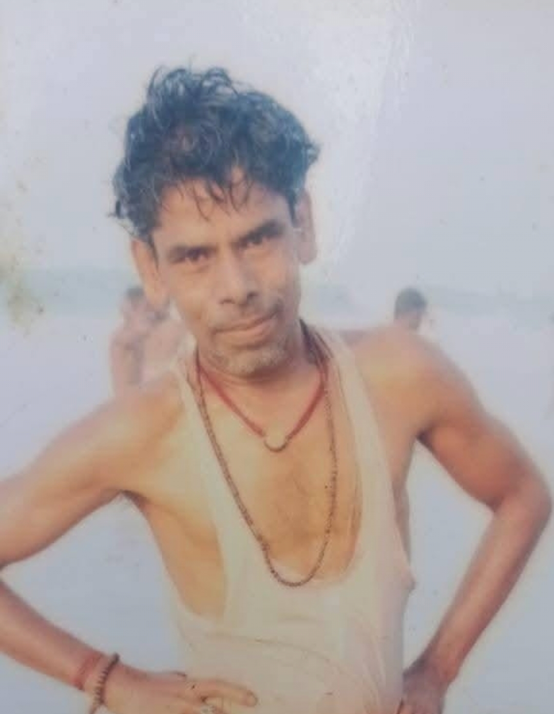 Firefighters and emergency officials are searching for a missing elderly man who was swept away by the flood.