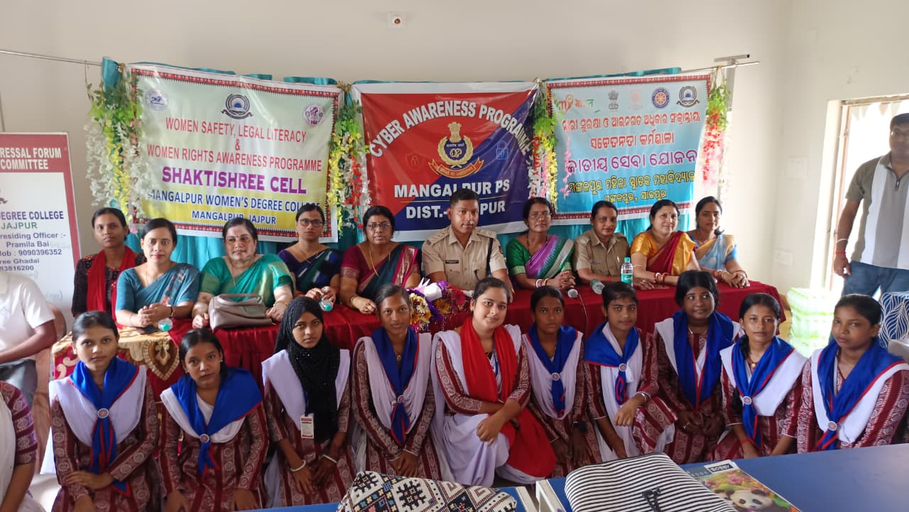 Mangalpur Police Lead Awareness Drive on Cyber Security.