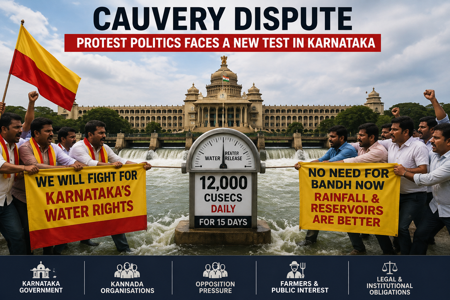 Cauvery Protest Politics Faces a New Test as Kannada Groups Split Over Bandh