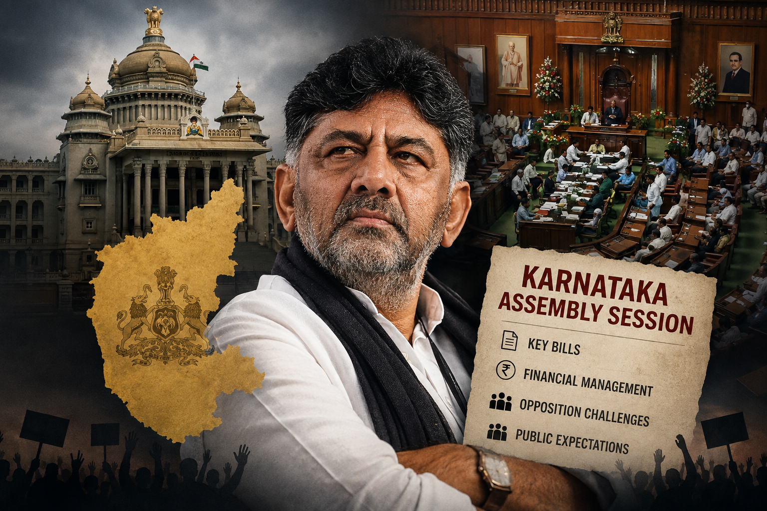 Karnataka Assembly Session Puts New Shivakumar Government to Its First Real Test