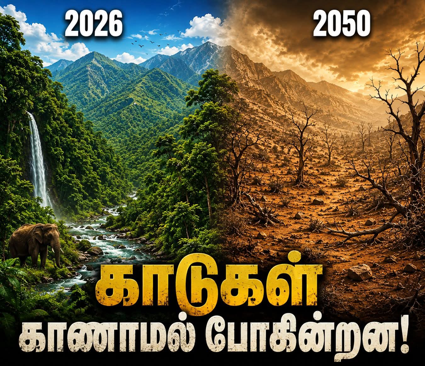 காடுகள் காணாமல் போகின்றன