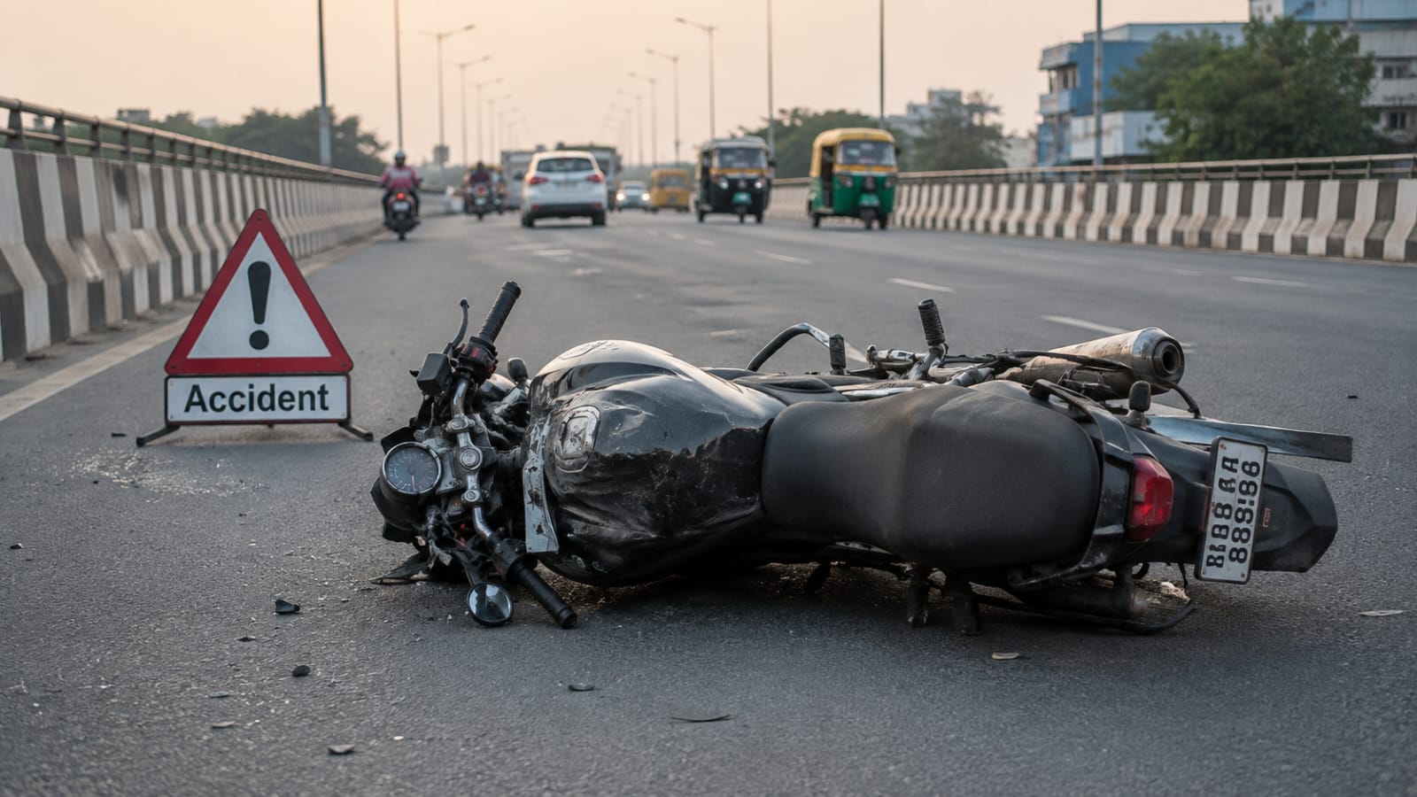 Tragic Accident on Agartala Flyover: Woman Dies After Falling from Moving Bike