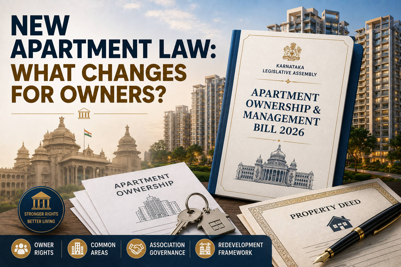 Karnataka Apartment Bill Reaches Assembly With New Framework for Owners