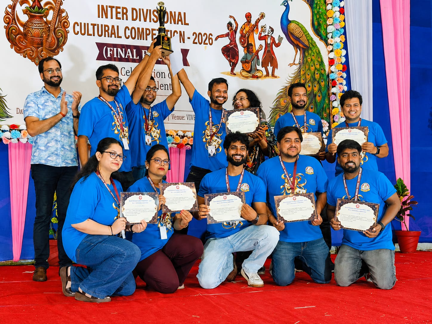 Kanchrapara Drama Team, Eastern Railway,  secure second positive & achieved best actor award in Inter Divisional Cultural Competition-2026