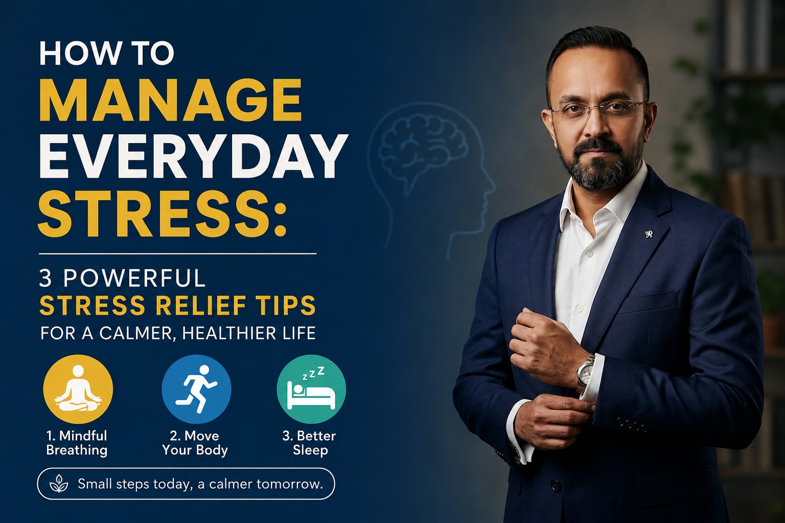 How to Manage Everyday Stress: 3 Powerful Stress-Relief Tips for a Calmer, Healthier Life
