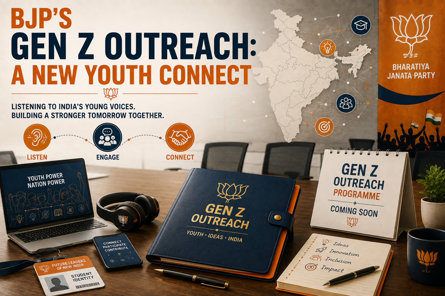 BJP Forms Dedicated Gen Z Outreach Team Under Nitin Nabin