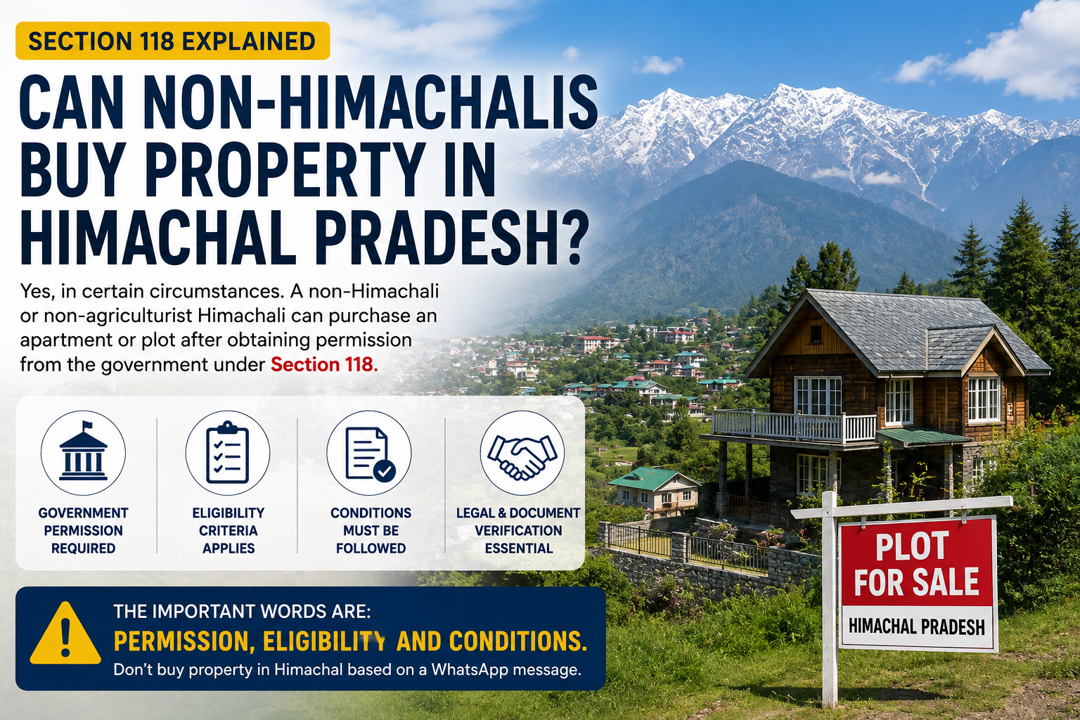 Section 118 Explained: Can Non-Himachalis Buy Property in Himachal Pradesh?