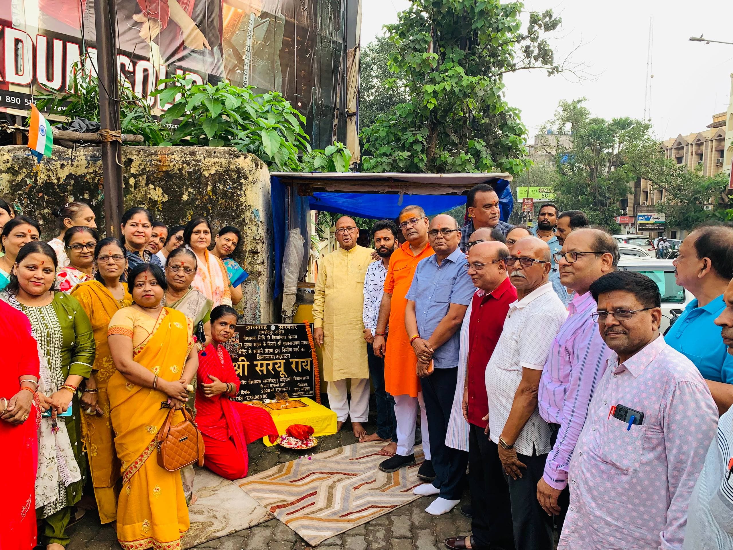 श्याम दरबार के बहुप्रतीक्षित तोरण द्वार का शिलान्यास