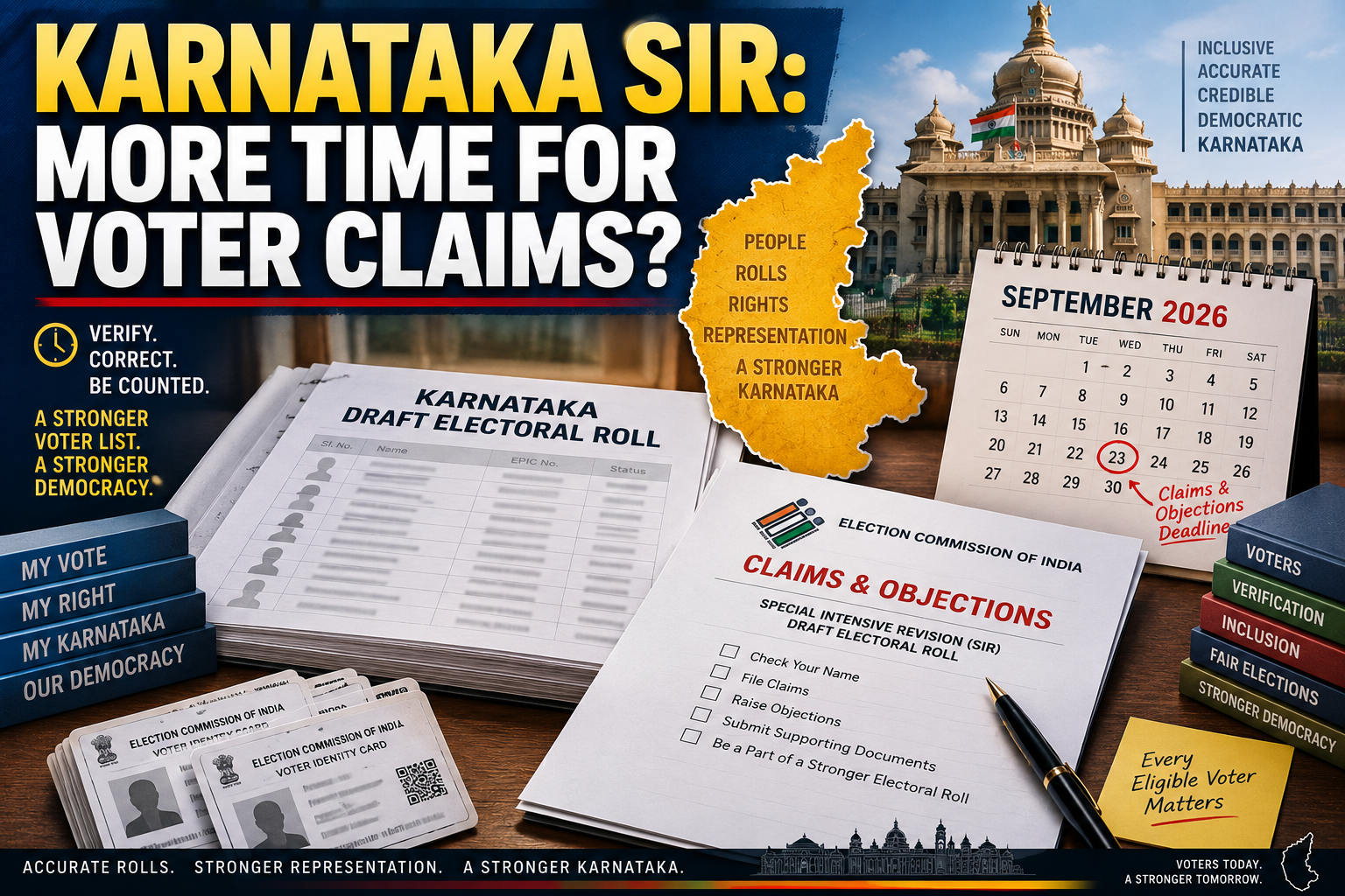 Karnataka SIR: Shivakumar Seeks More Time for Voter Claims and Objections