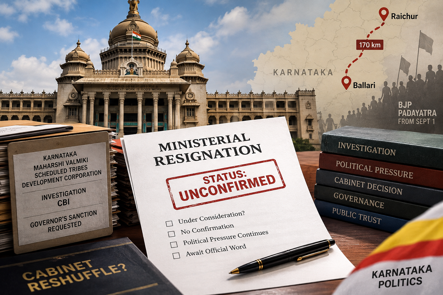Nagendra's Exit Question: Resignation Reports Put Karnataka Government Under Fresh Pressure