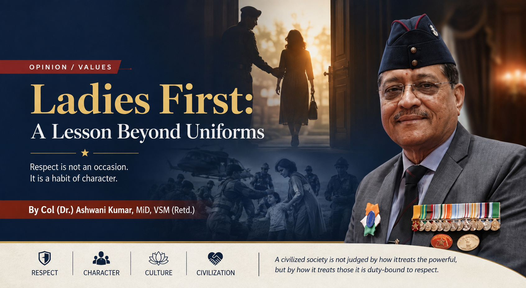 "Ladies First: A Lesson Beyond Uniforms"