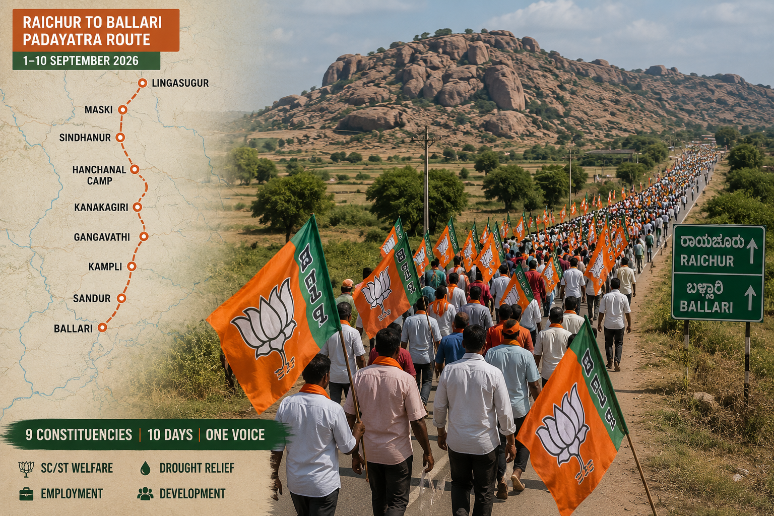 After Nagendra’s Exit, BJP Takes Its Campaign to North Karnataka