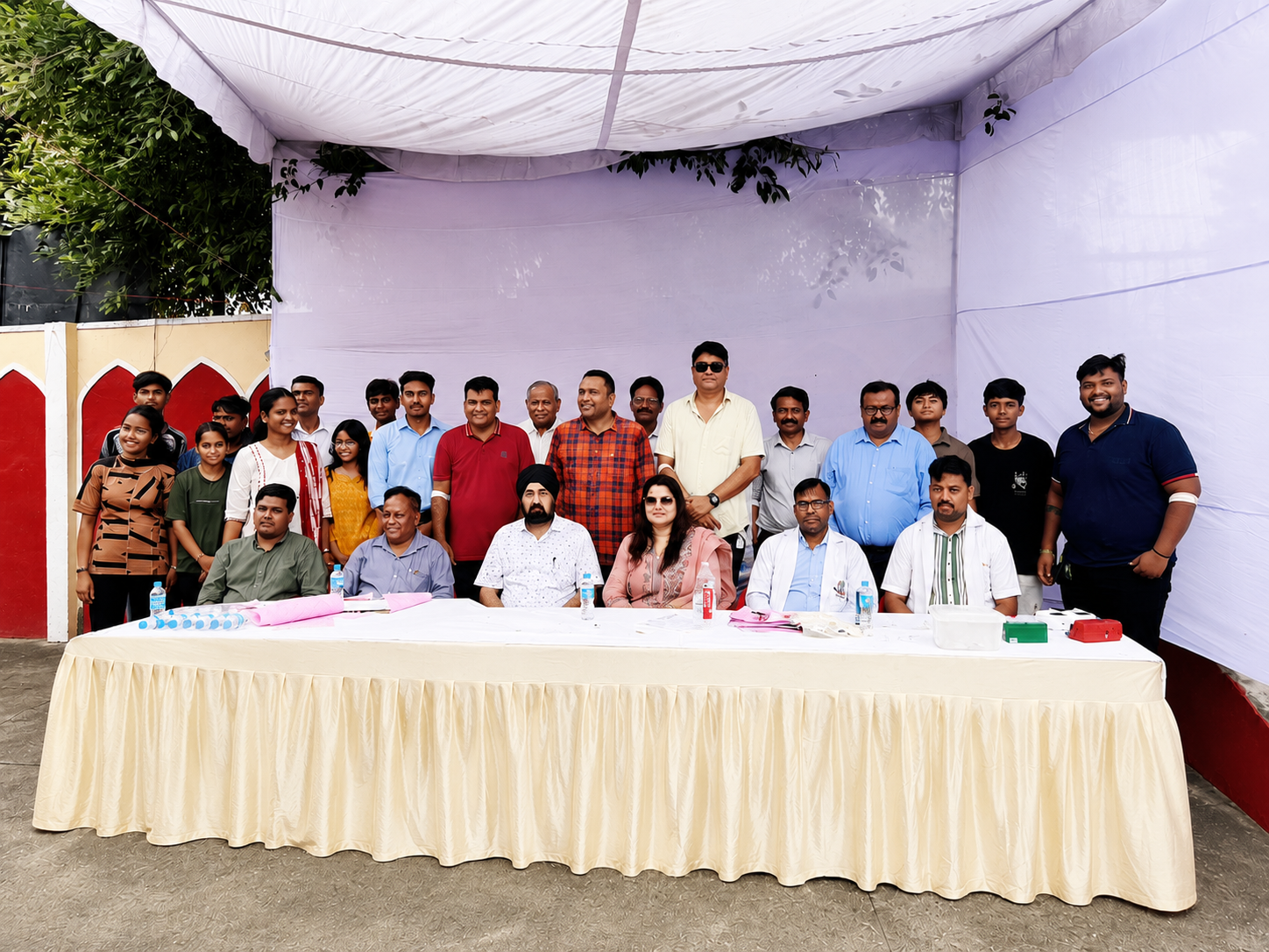 Blood donation camp at Bareilly cmc church