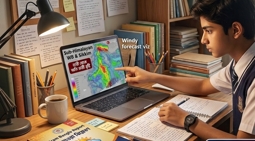 🌦️  বঙ্গোপসাগরের নিম্নচাপে দেশের একাধিক রাজ্যে ভারী বৃষ্টি, বাংলাতেও সতর্কতা—কৃষক ও যাত্রীদের বিশেষ নজর