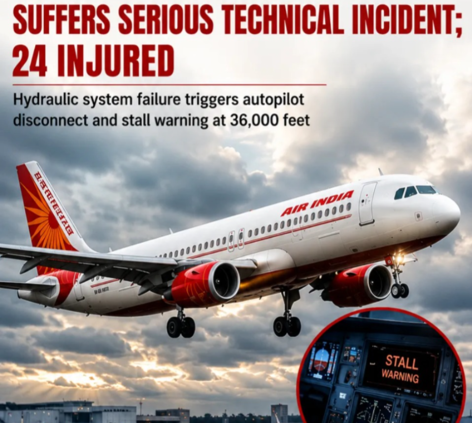 Air India Phuket–Delhi Flight Suffers Serious Technical Incident; 24 Injured