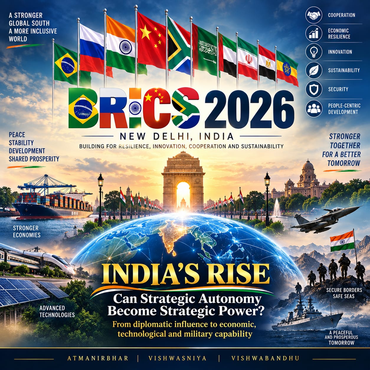"BRICS 2026 and India’s Rise: Can Strategic Autonomy Become Strategic Power?"