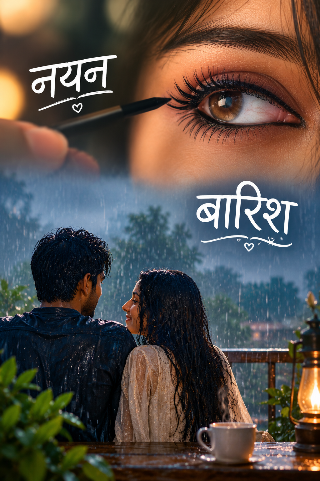 नयन,   बारिश   कविताए :