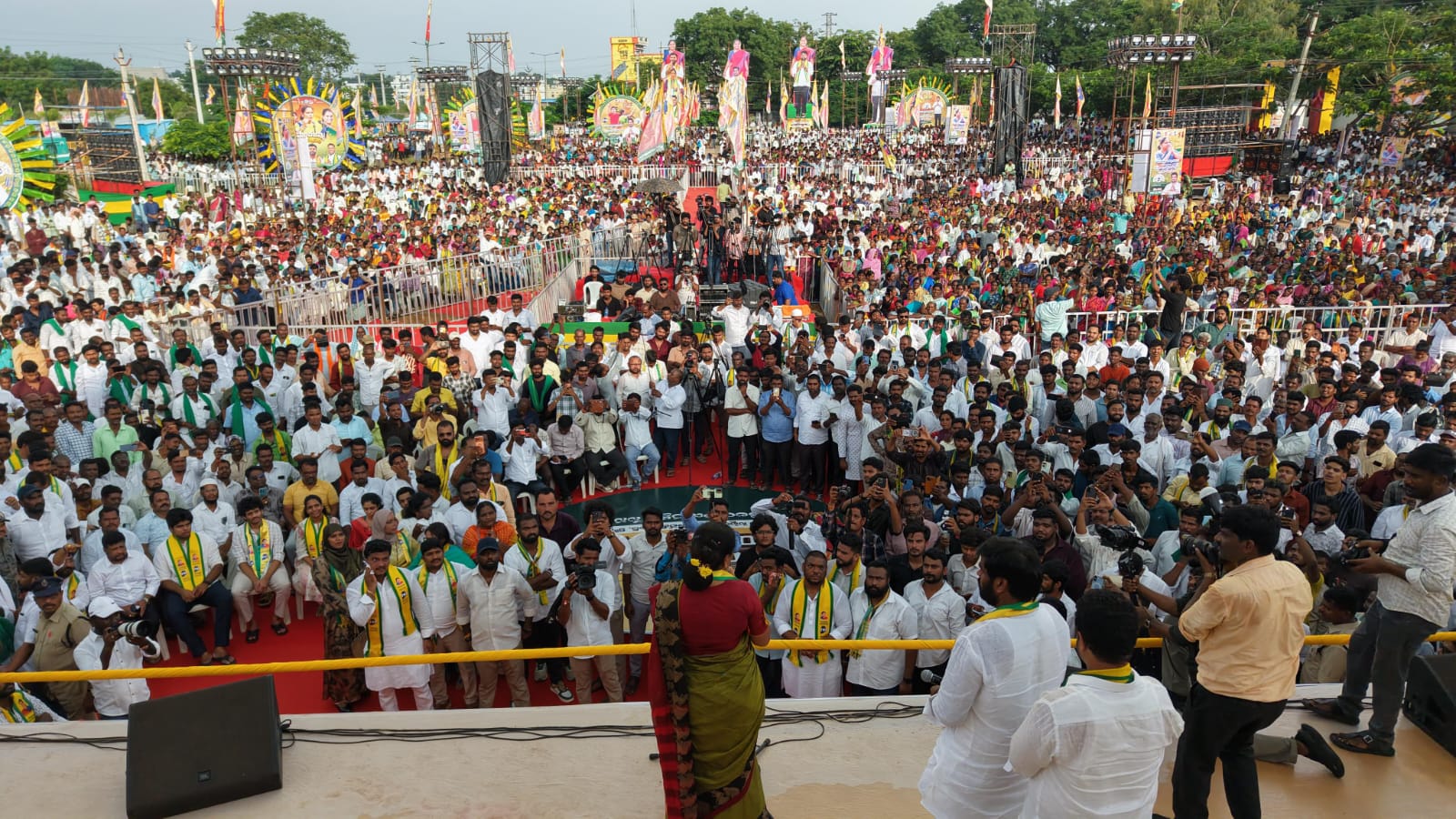 కొడంగల్ లో పాంచ జన్య సంకల్ప సభ విజయవంతం