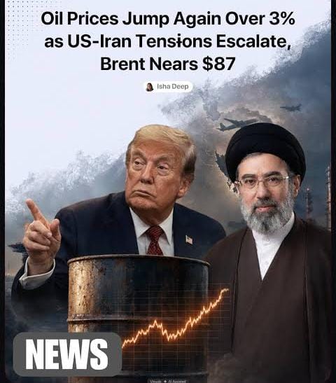 Global Oil Prices Jump as US-Iran Tensions Escalate