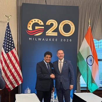 Union Minister Piyush Goyal meets US Trade Representative Jamieson Greer as part of Indian efforts & US to reach mutually beneficial trade agreement