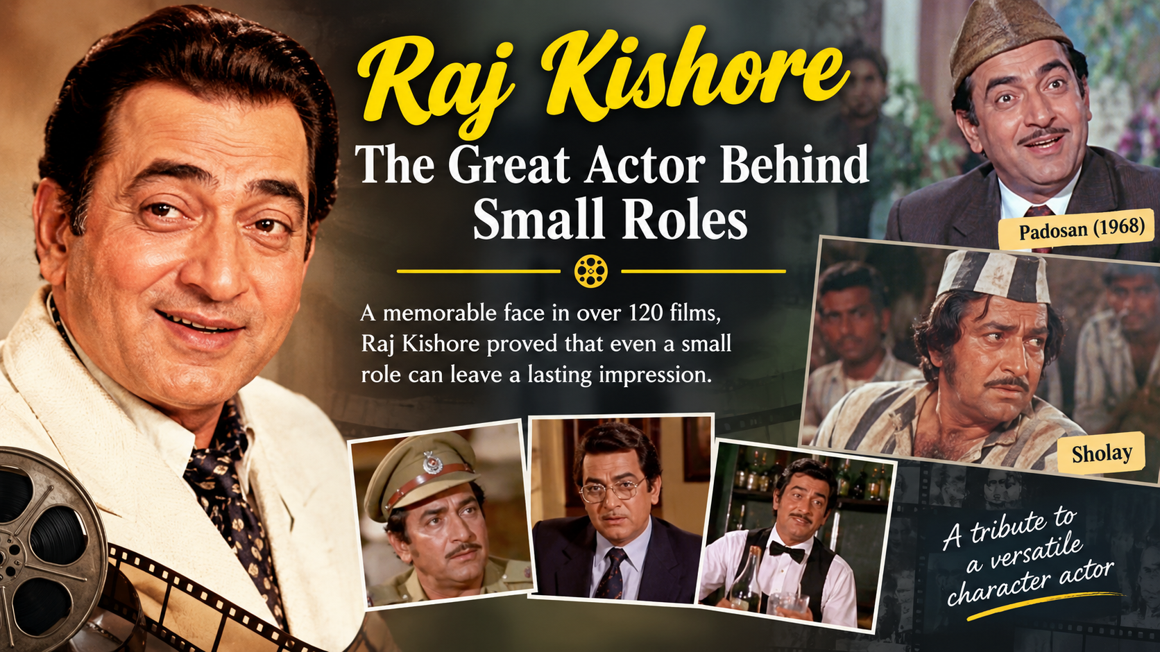 Raj Kishore: The Great Actor Behind Small Roles