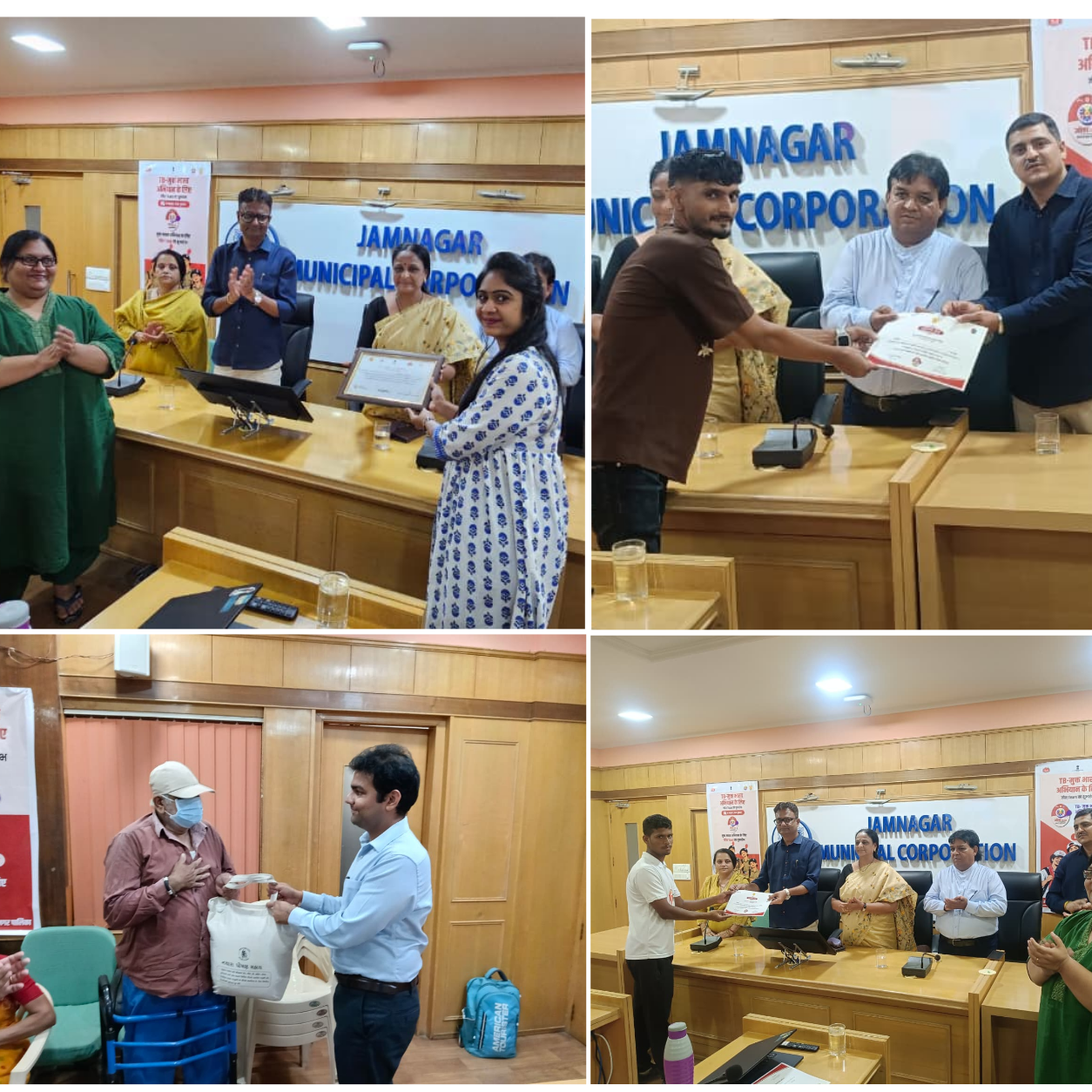 जामनगर महानगरपालिका JOSH (Joint Squad for Health) टीम के लॉन्चिंग कार्यक्रम से जुडी : मेयर और स्टे. कमिटी चेयरमेन ने बाँटे प्रमाणपत्र