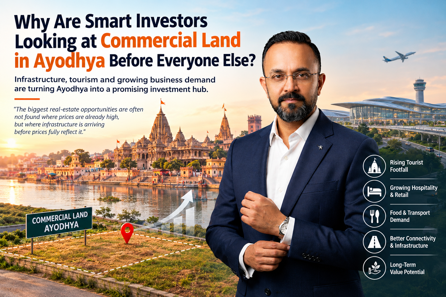 Why Invest in Commercial Land in Ayodhya?