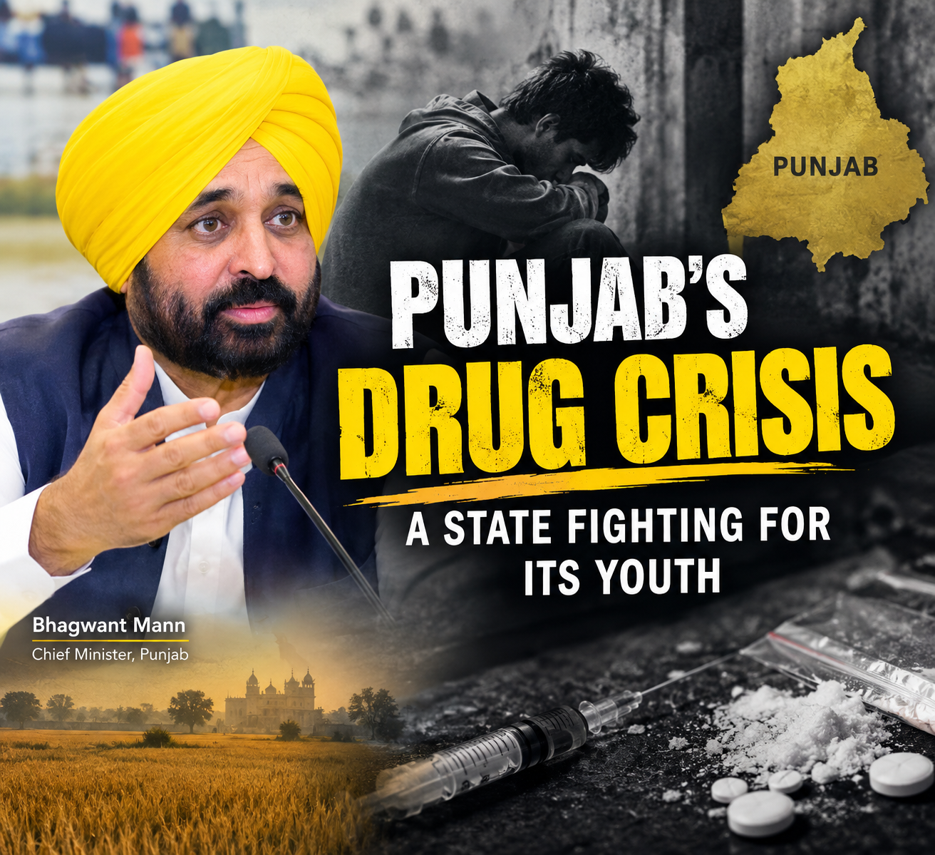 Punjab’s Drug Crisis: A Fight for the Future of Its Youth