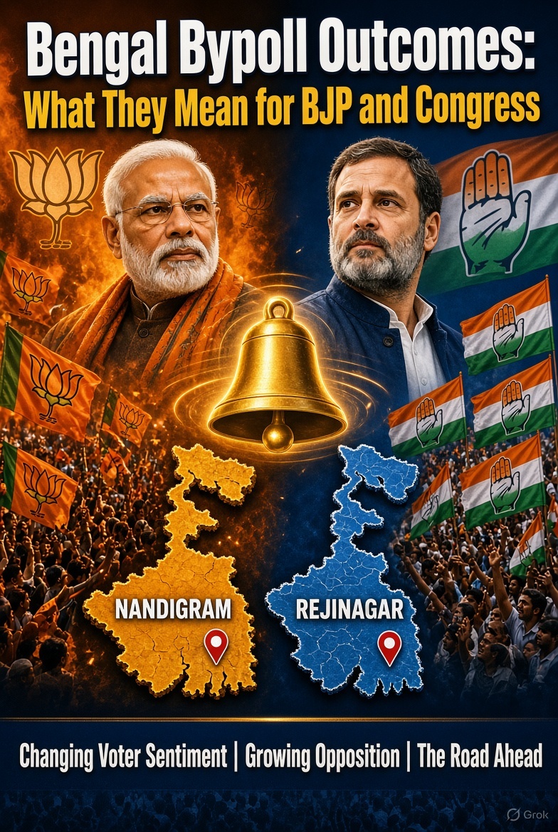 Bengal Bypoll Outcomes: What They Mean for BJP and Congress