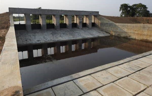 அமரம்பேடு பகுதியில் தடுப்பணை தயார்!!