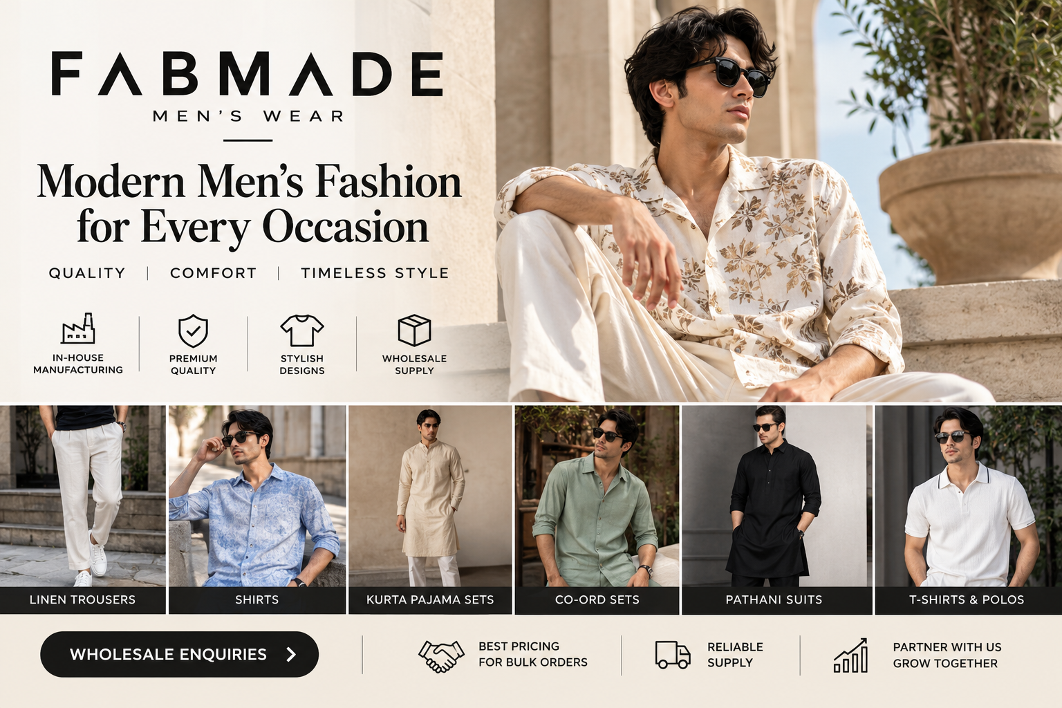 Fabmade: Bringing Comfort and Everyday Style to Men's Fashion