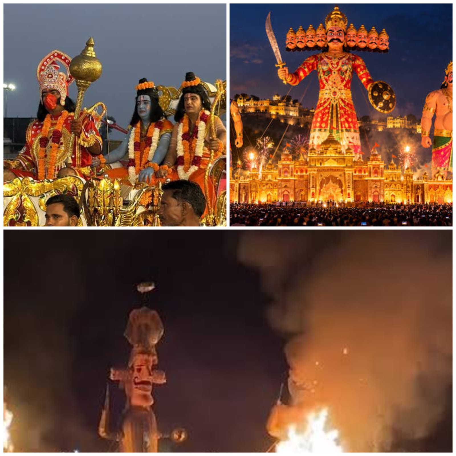 उदयपुर में 70 फीट ऊंचे रावण का दहन, 100 फीट लंबी सोने की लंका बनी आकर्षण का केंद्र,बारिश ने बढ़ाई चिंता, मौसम साफ होते ही उमड़ी भीड़