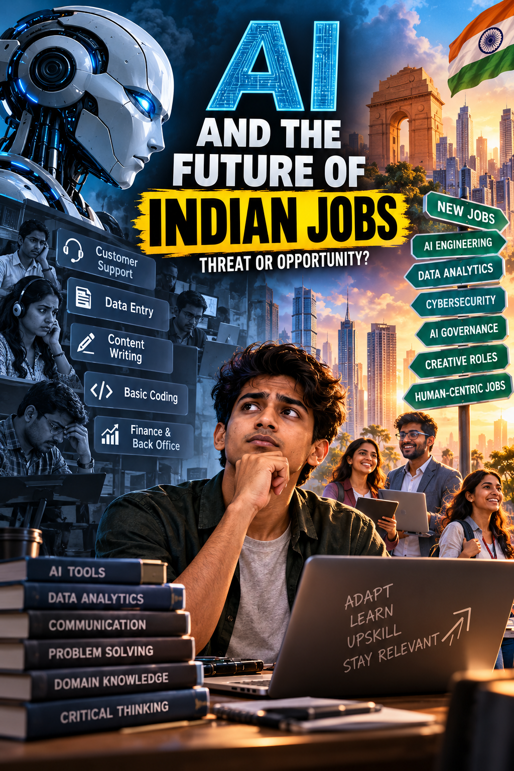 AI and the Future of Indian Jobs: Is Artificial Intelligence Coming for Your Career?