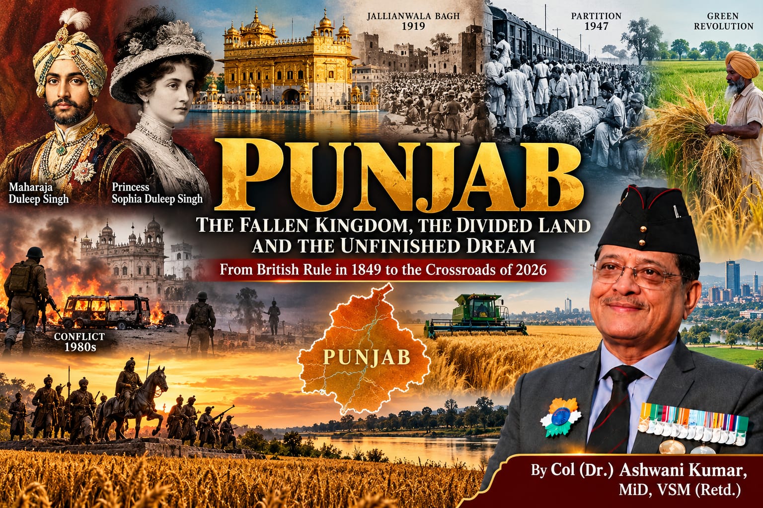 "PUNJAB: THE FALLEN KINGDOM, THE DIVIDED LAND AND THE UNFINISHED DREAM"