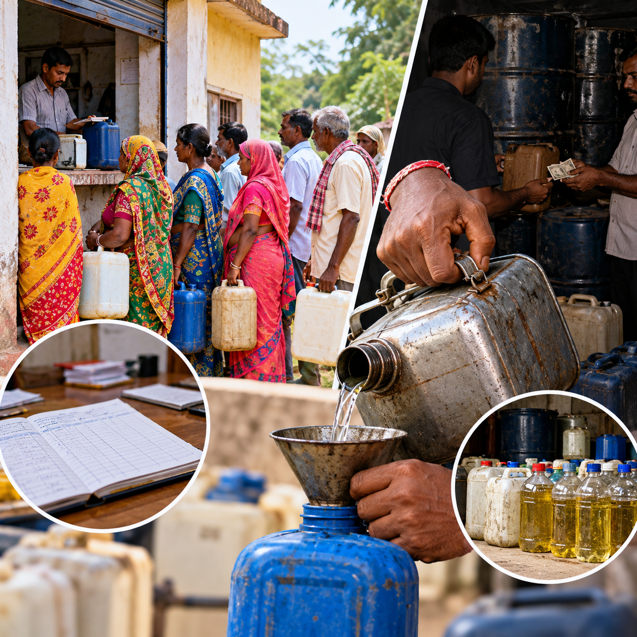 KEROSENE DISTRIBUTION IRREGULARITIES ALLEGED IN DASHARATHPUR; SUPPLY DEPARTMENT FACES QUESTIONS