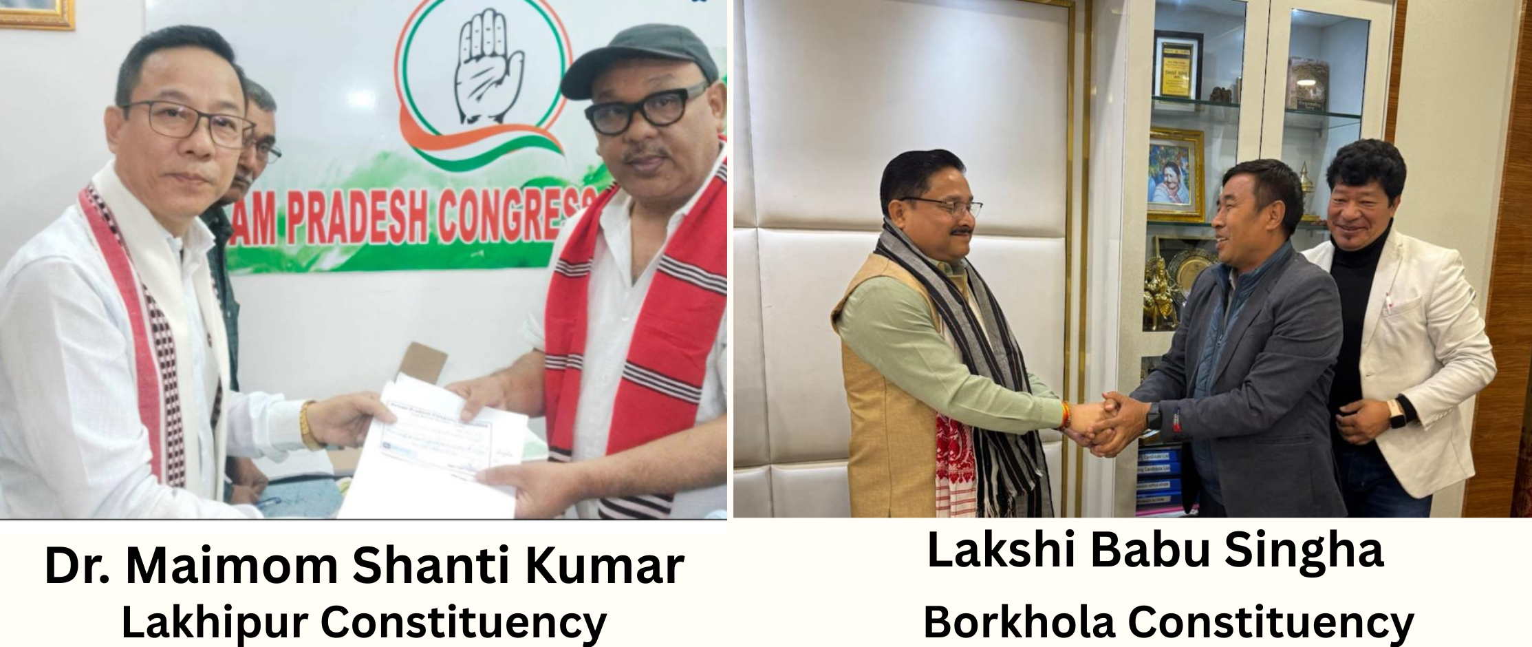 Manipuri Leaders Stake Claim for Party Tickets in Lakhipur and Borkhola