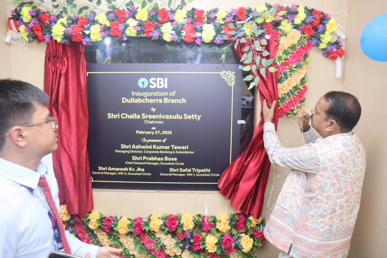 Dullabcherra Gets New SBI Branch; Part of 18 New Branches Inaugurated Across Northeast