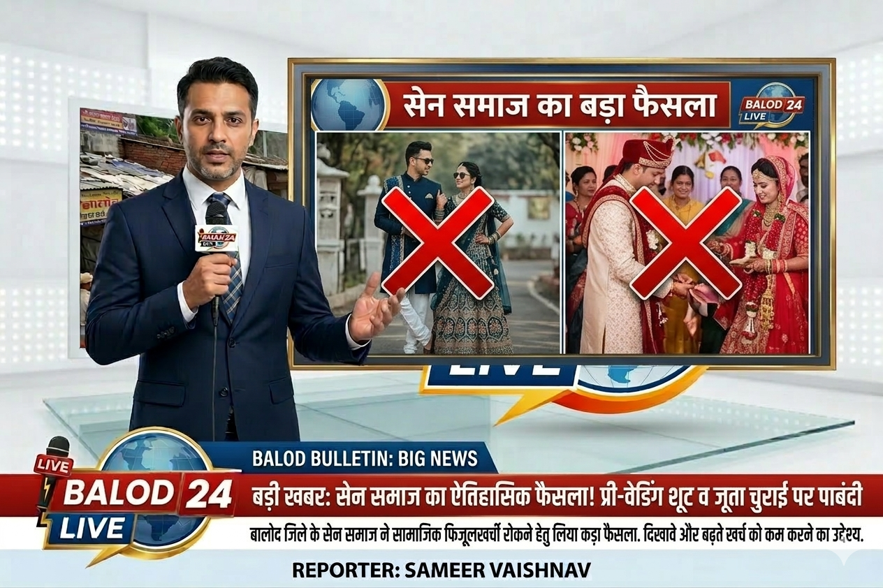 बालोद सेन समाज का ऐतिहासिक निर्णय, शादियों में तड़क-भड़क और फिजूलखर्ची पर रोक