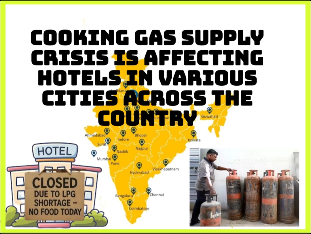 Cooking Gas Supply Crisis In The Country - Impact On Hotels In Various Cities