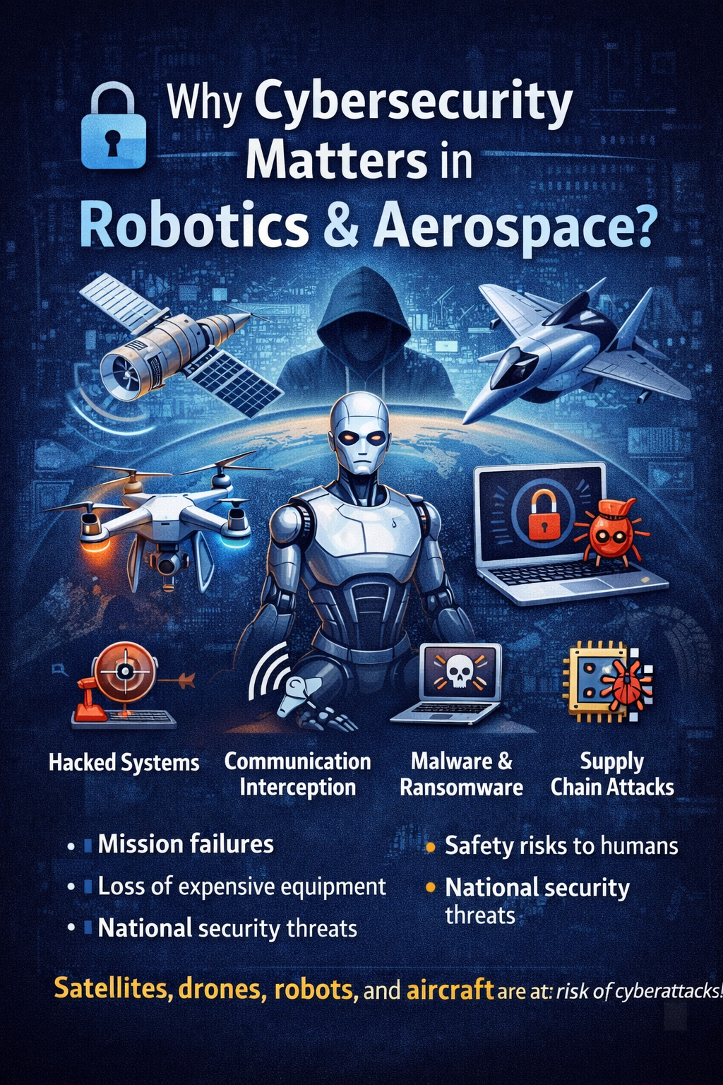 Why Cybersecurity Matters in Robotics &amp; Aerospace?