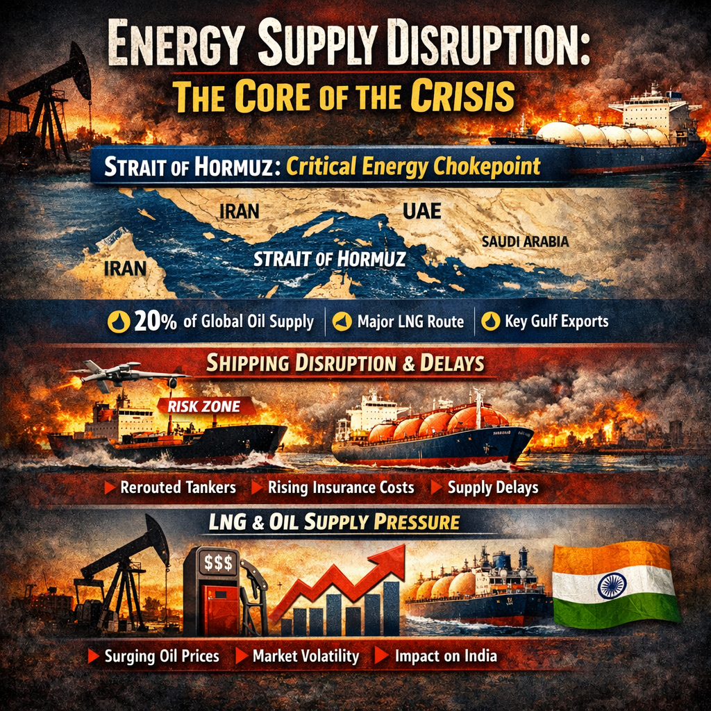 Energy Supply Disruption: The Core of the Crisis