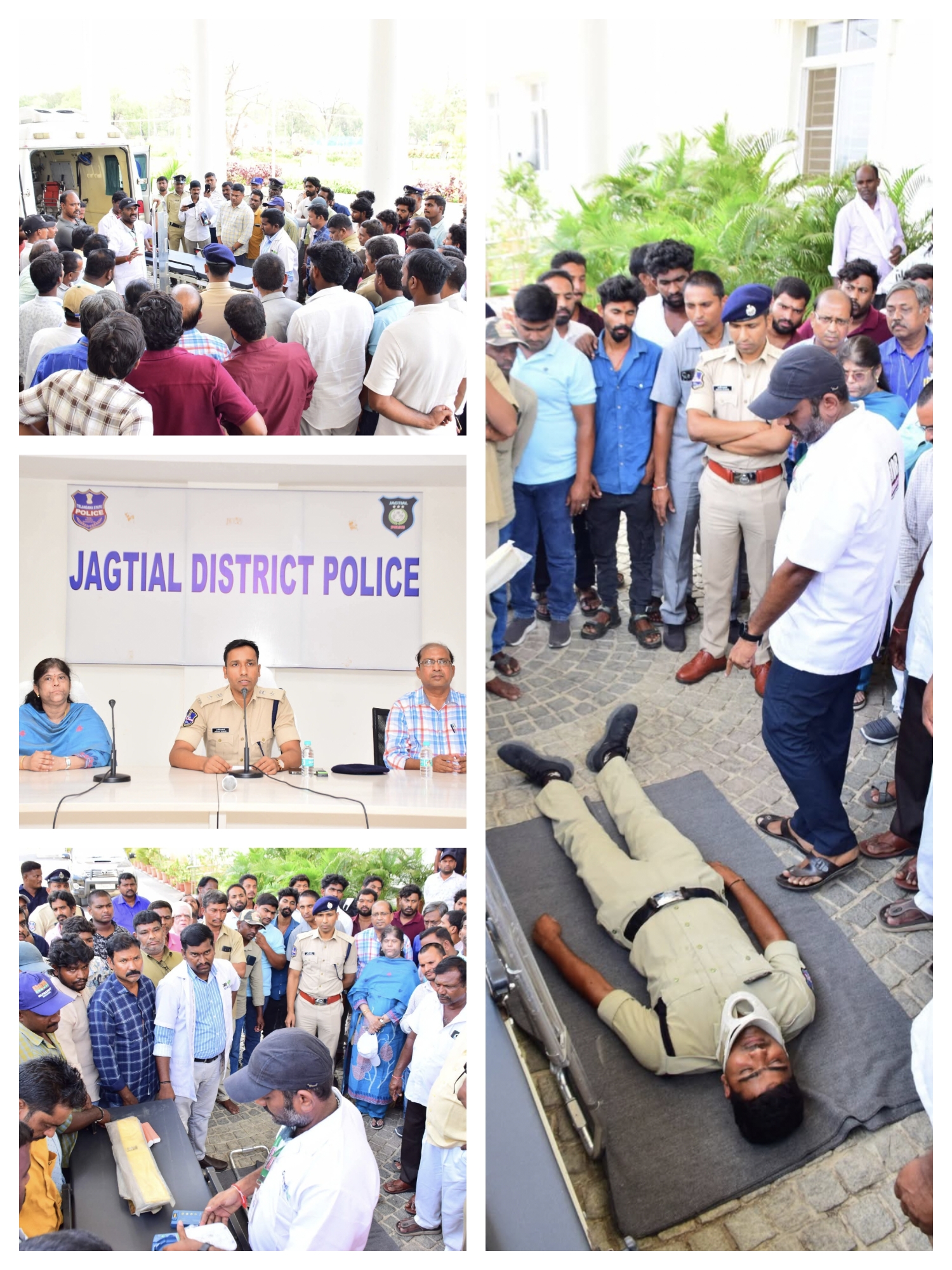 ప్రమాద సమయంలో ప్రాణాలు కాపాడటంలో CPR & First Aid కీలకం: జిల్లా ఎస్పీ అశోక్ కుమార్