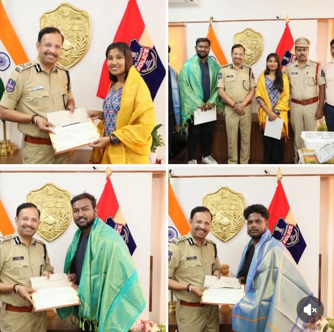 బాలికను రక్షించిన పౌరులకు సీపీ సజ్జనర్ అభినందనలు
