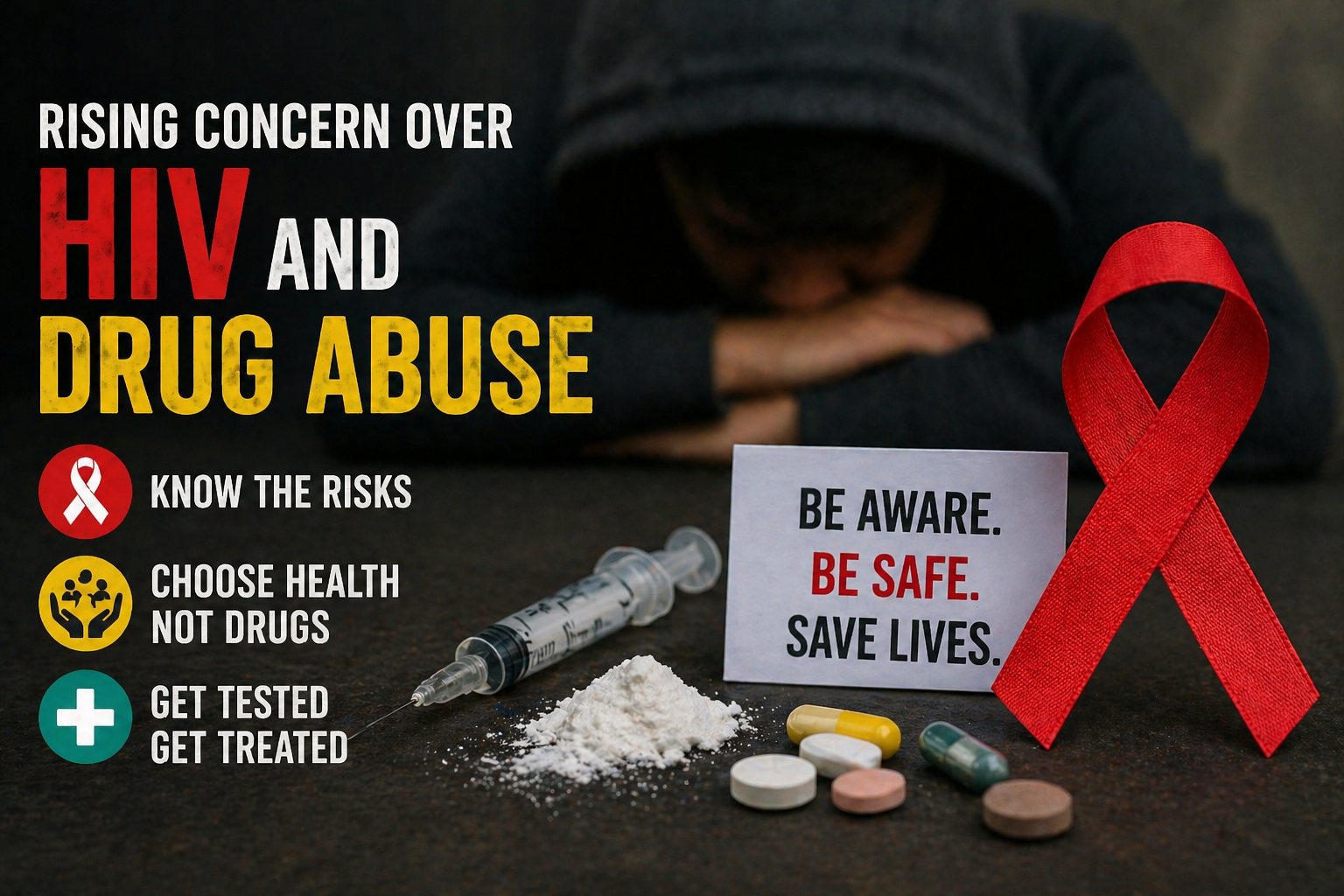 Meghalaya Faces Growing Challenge as HIV Cases Rise Alongside Drug Abuse Concerns