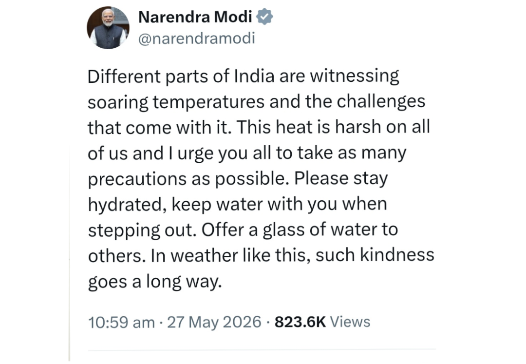 PM Modi Advises Public To Take Precautions Amid Rising Temperatures Across Indi